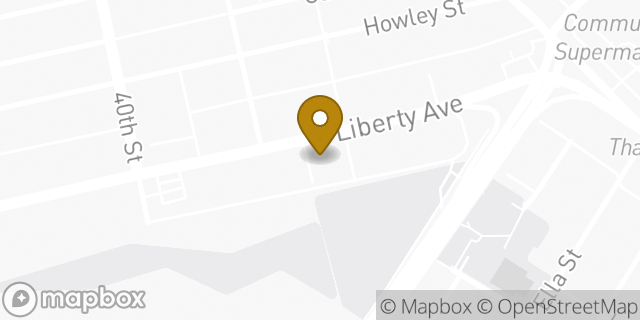 Map showing the location of Budget Truck Rental in Pittsburgh, PA 15224