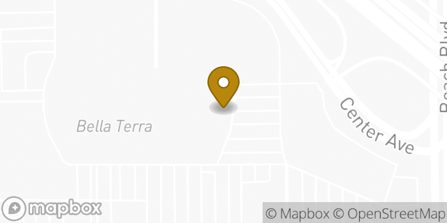 Map showing the location of J.Crew Factory in Huntington Beach, CA 92647