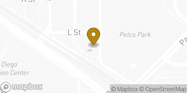 Map showing the location of The UPS Store in San Diego, CA 92101