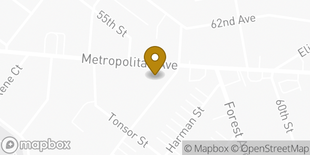 Map showing the location of Papa John's in Ridgewood, NY 11385