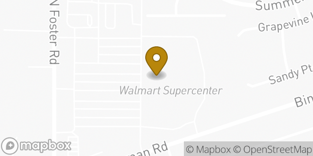 Map showing the location of Subway in San Antonio, TX 78244