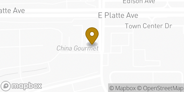 Map showing the location of 7-Eleven in Colorado Springs, CO 80916