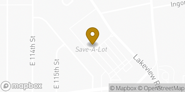 Map showing the location of Amazon Locker - Bandolier in Cleveland, OH 44106