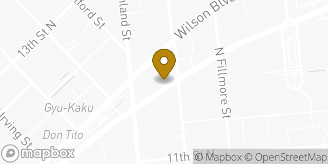 Map showing the location of Dunkin' / Baskin-Robbins in Arlington, VA 22201