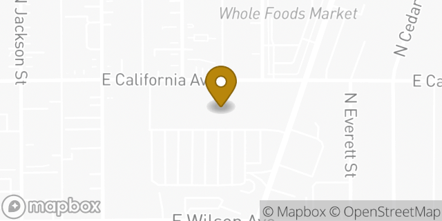 Map showing the location of Amazon Locker - Method in Glendale, CA 91206