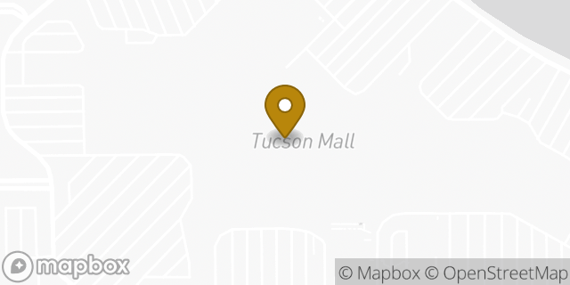 Map showing the location of Sunglass Hut in Tucson, AZ 85705