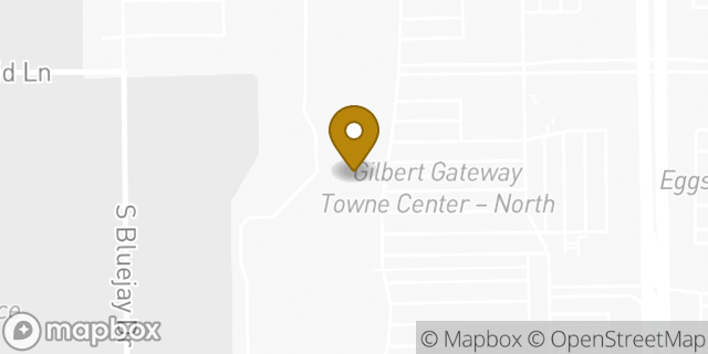 Map showing the location of ATM Danny K Coa Dba Palace Nail Lounge in Gilbert, AZ 85212