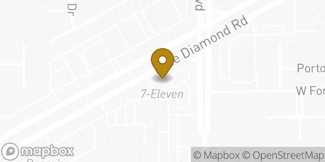 Map showing the location of Amazon Locker - Palladio in Las Vegas, NV 89139