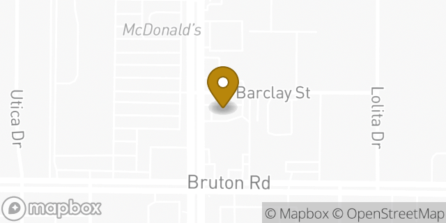 Map showing the location of Pearle Vision in Dallas, TX 75227