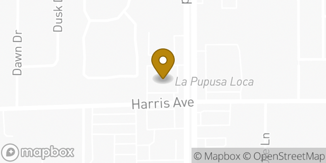 Map showing the location of Bank of America Financial Center & Drive-Thru ATM | Nellis/Harris in Las Vegas, NV 89110