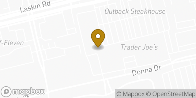 Map showing the location of HOTWORX - Virginia Beach, VA (Hilltop) in Virginia Beach, VA 23454
