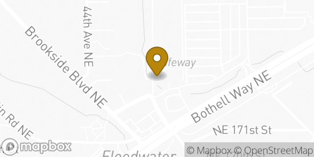 Map showing the location of Subway in Lake Forest Park, WA 98155