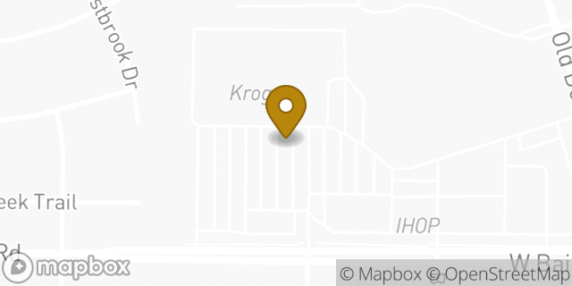 Map showing the location of ATM Kroger in Fort Worth, TX 76179