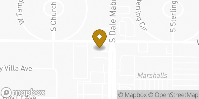 Map showing the location of ATM 7ELEVEN-FCTI in Tampa, FL