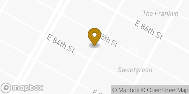 Map showing the location of Dunkin' in New York, NY 10028