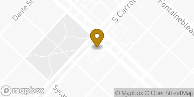 Map showing the location of Chase Bank in New Orleans, LA 70118