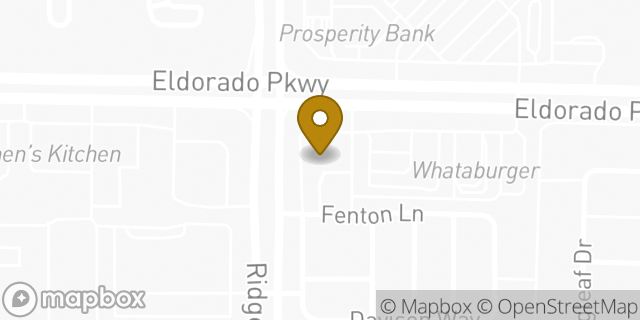 Map showing the location of ATM CVS in Frisco, TX