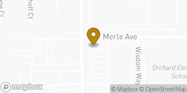 Map showing the location of Starbucks in Modesto, CA 95355