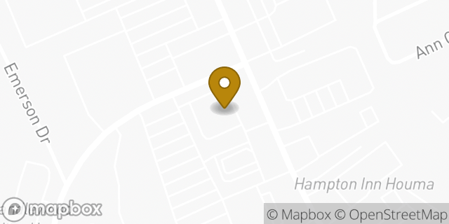 Map showing the location of Olive Garden Italian Restaurant in Houma, LA 70360