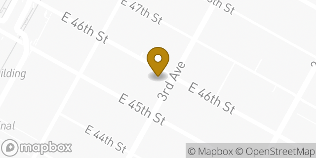 Map showing the location of Citi ATM in New York, NY 10017