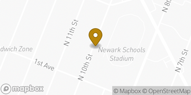 Map showing the location of Amazon Locker - Canciano in Newark, NJ 07107