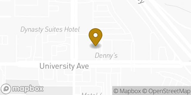 Map showing the location of Chase Bank in Riverside, CA 92507