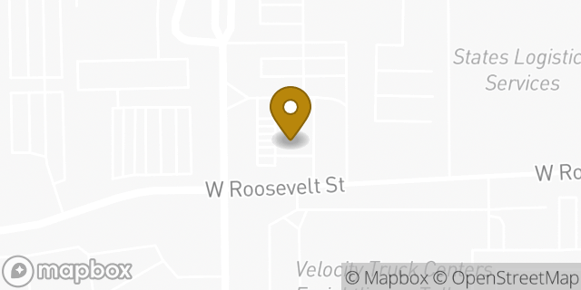 Map showing the location of Amazon Locker - Kumar in Tolleson, AZ 85353