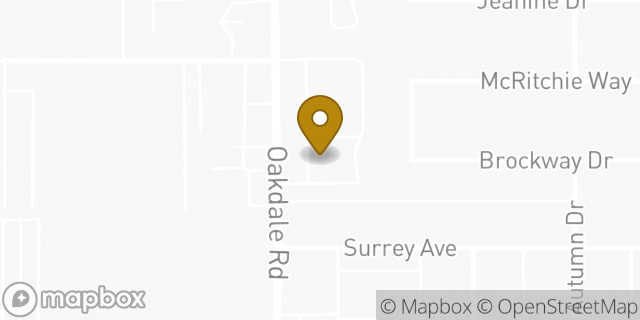 Map showing the location of AutoZone in Modesto, CA 95355