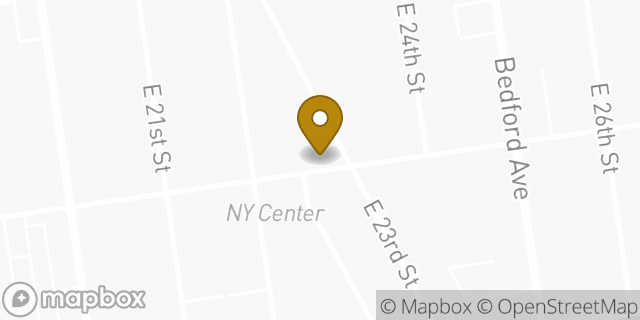 Map showing the location of Amazon Locker - Sunstreaker in Brooklyn, NY 11235
