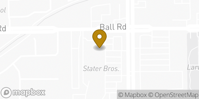 Map showing the location of Starbucks in Cypress, CA 90630