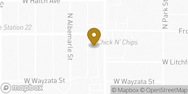 Map showing the location of Subway in St Paul, MN 55117
