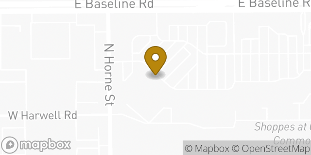 Map showing the location of HomeGoods in Gilbert, AZ 85233