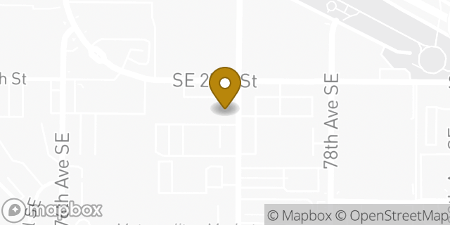 Map showing the location of Starbucks in Mercer Island, WA 98040