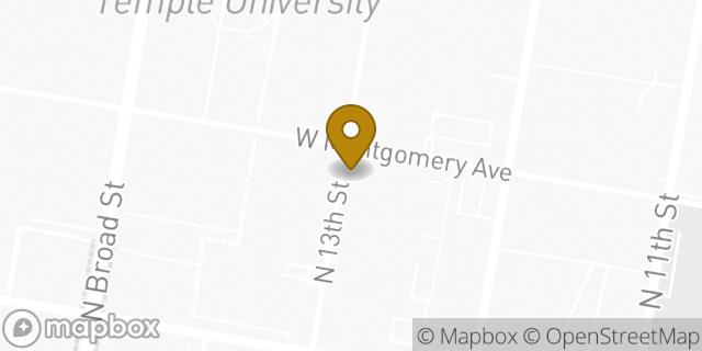 Map showing the location of Amazon Locker - Disconnection in Philadelphia, PA 19122