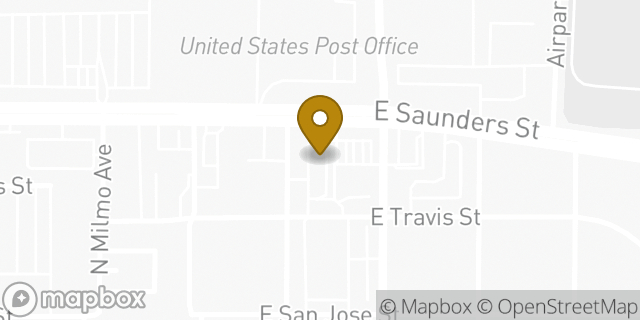 Map showing the location of Saunders & Louisiana in Laredo, TX 78041