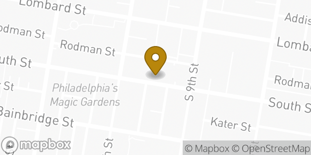 Map showing the location of Whole Foods Market in Philadelphia, PA 19147