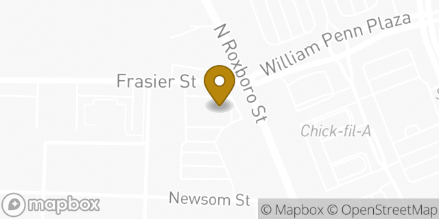 Map showing the location of Walgreens in Durham, NC 27704