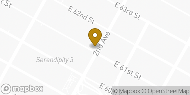 Map showing the location of The UPS Store in New York, NY 10065