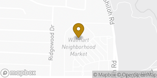 Map showing the location of Walmart Neighborhood Market in Plano, TX 75074