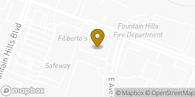 Map showing the location of ATM Walgreens in Fountain Hills, AZ