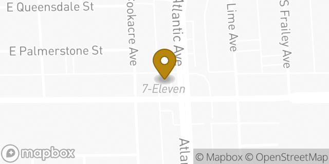 Map showing the location of ATM 7ELEVEN-FCTI in Compton, CA 90221