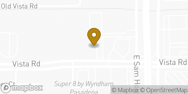 Map showing the location of La Quinta Inn & Suites by Wyndham Pasadena in Pasadena, TX 77505