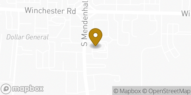 Map showing the location of McDonald's in Memphis, TN 38115