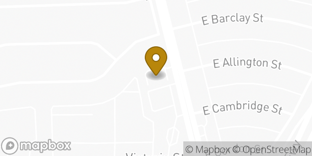 Map showing the location of Subway in Long Beach, CA 90805