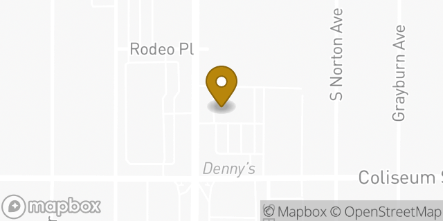 Map showing the location of Starbucks in Los Angeles, CA 90016
