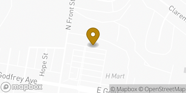Map showing the location of Amazon Locker - Myrtle in Philadelphia, PA 19120