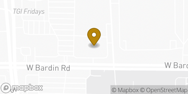 Map showing the location of FedEx ShipSite in Arlington, TX 76017
