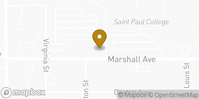 Map showing the location of ATM Saint Paul College - Main Building in Saint Paul, MN 55102