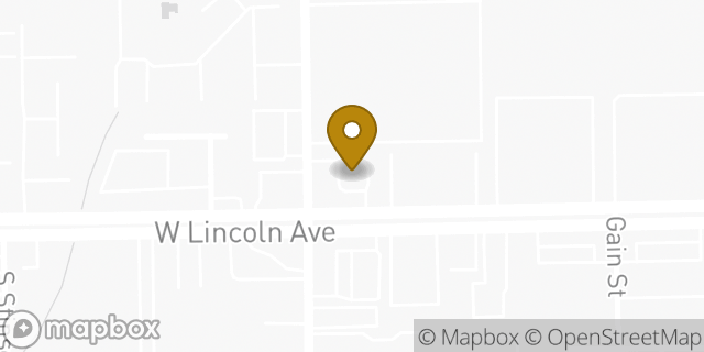 Map showing the location of Starbucks in Anaheim, CA 92801