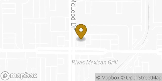 Map showing the location of McDonald's in Las Vegas, NV 89121